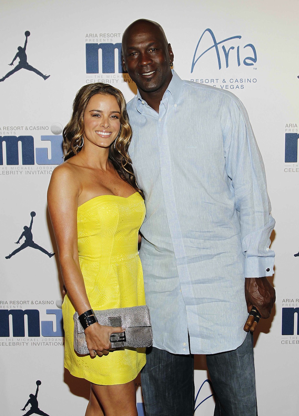 Michael Jordan Wife Yvette Twins
