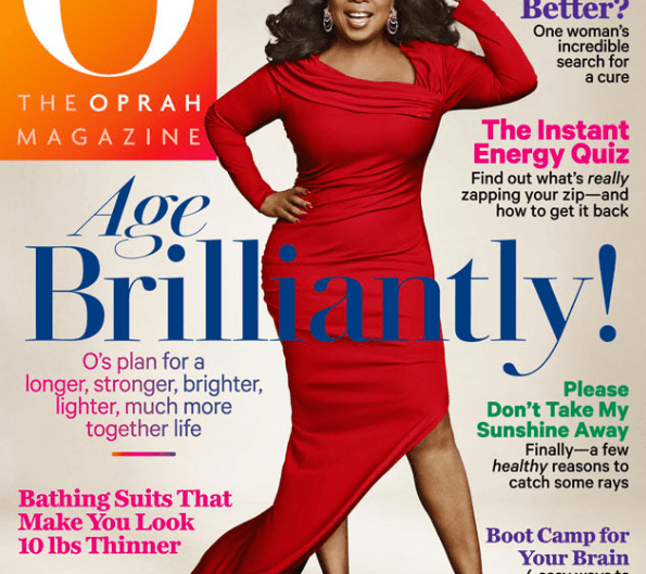 Oprah winfrey o cover badgley mischka