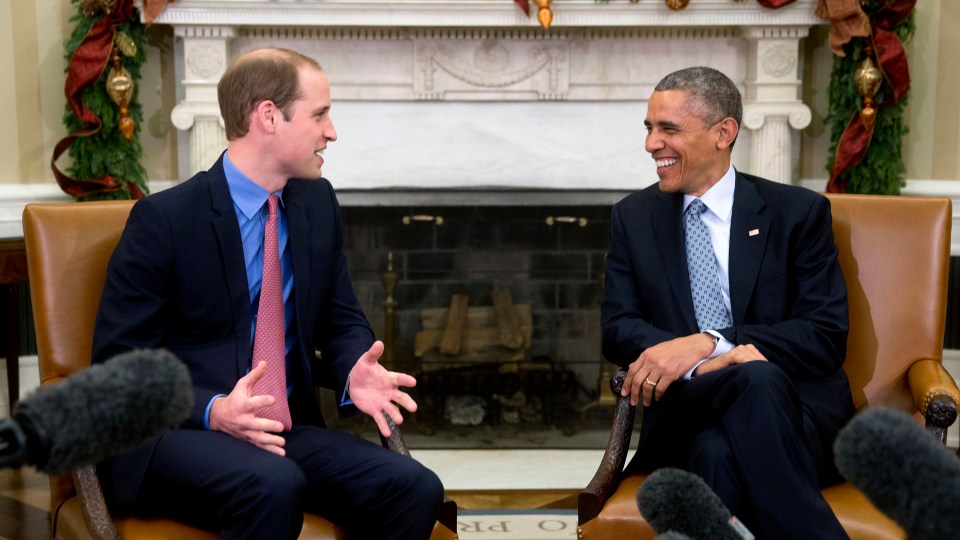President Barack Obama & Michelle Obama Meet Prince George 