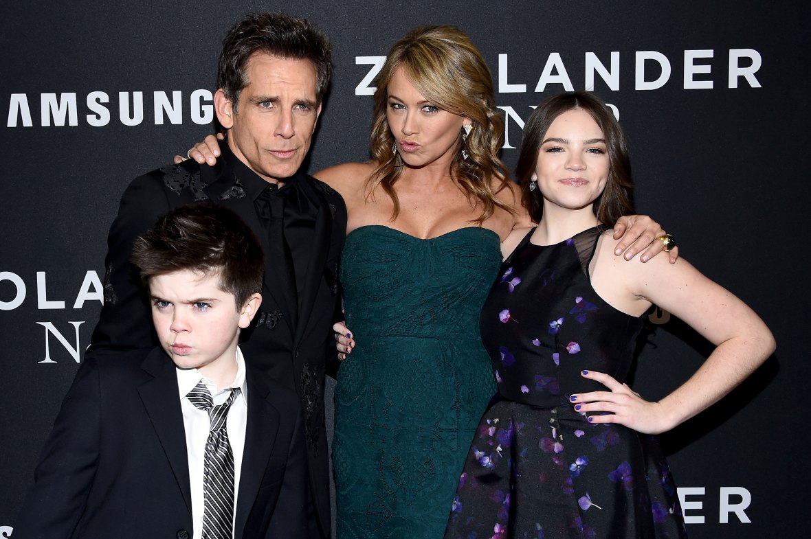 Ben Stiller Hits the Red Carpet With Kids Ella and Quinlin — See the Cute  Pics! - Closer Weekly