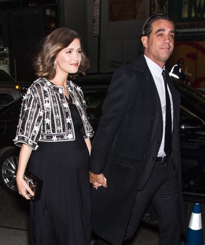 rose byrne pregnant and bobby cannavale nove 2015 getty