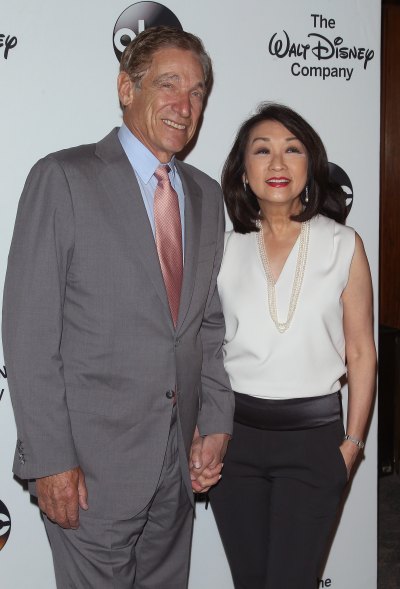 connie chung maury povich getty images