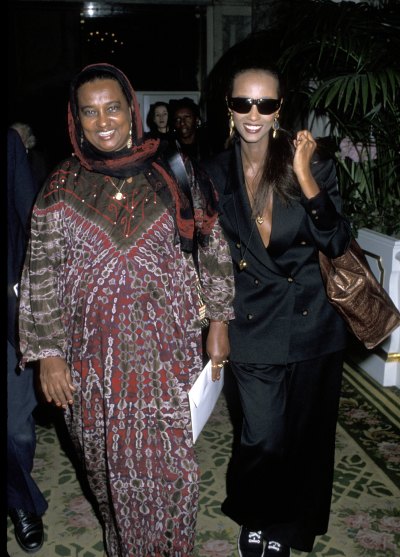 iman mother getty images