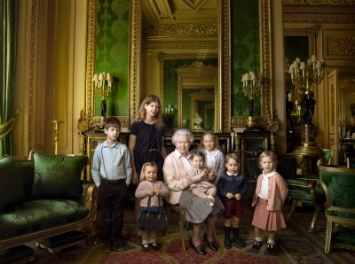 queen elizabeth royal family getty images