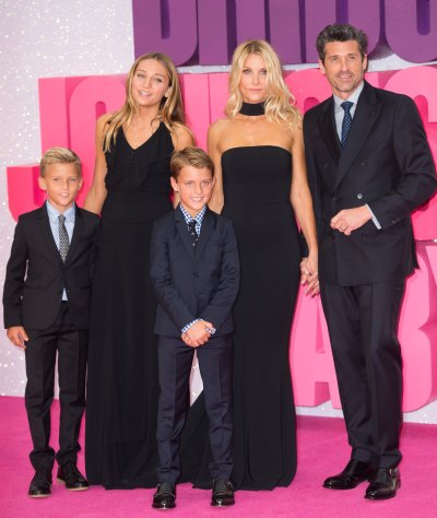 patrick dempsey family getty images