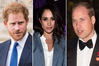 prince harry prince william meghan markle getty images