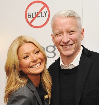 kelly ripa anderson cooper getty images