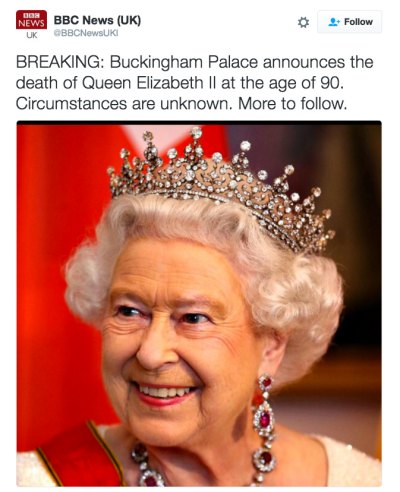 queen elizabeth twitter