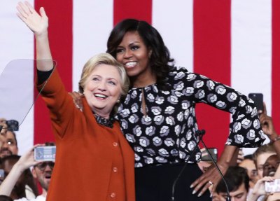 hillary clinton michelle obama getty images