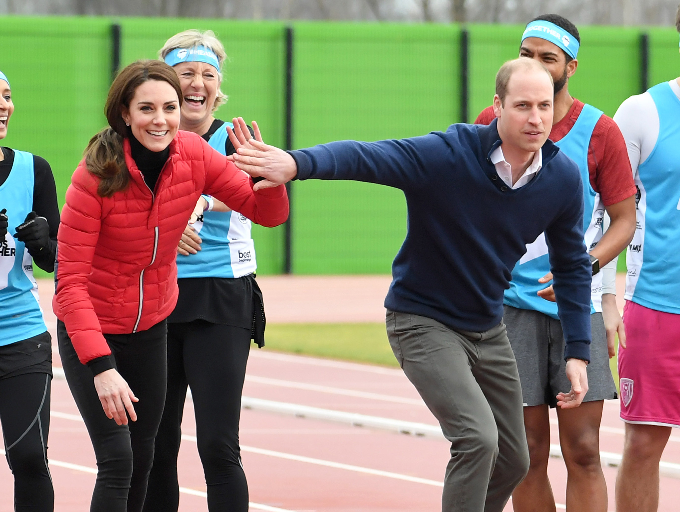 Kate Middleton Looks Sporty at a Charity Event — and Even Races Husband Prince William!