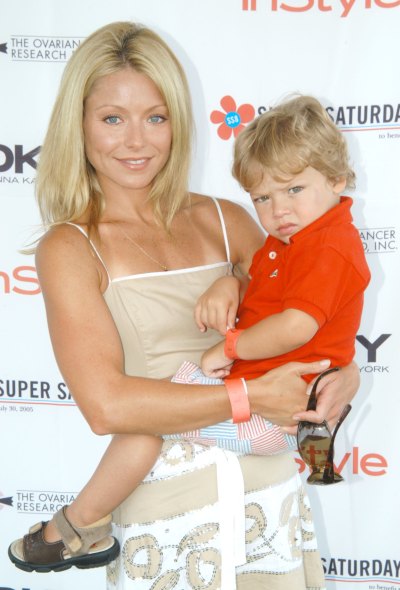 kelly ripa son getty images