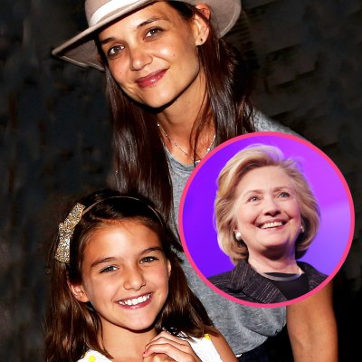 katie holmes suri cruise hillary clinton getty images