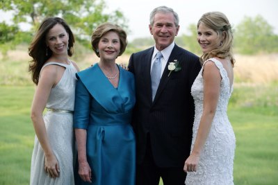 the bush family getty images