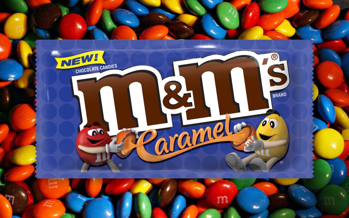 The New Caramel M&M's Packaging Is Causing Major Buzz
