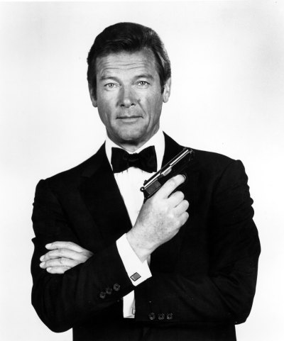 roger moore 'james bond' getty images