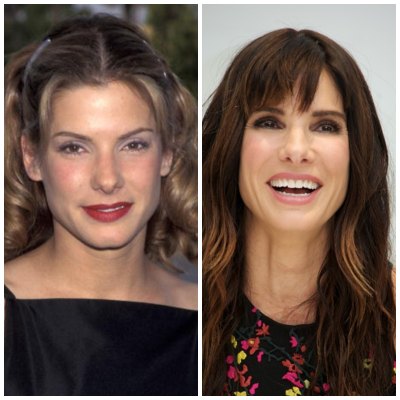 sandra bullock then and now getty