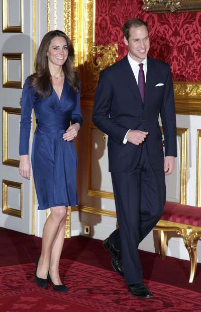 kate middleton engagement dress getty images