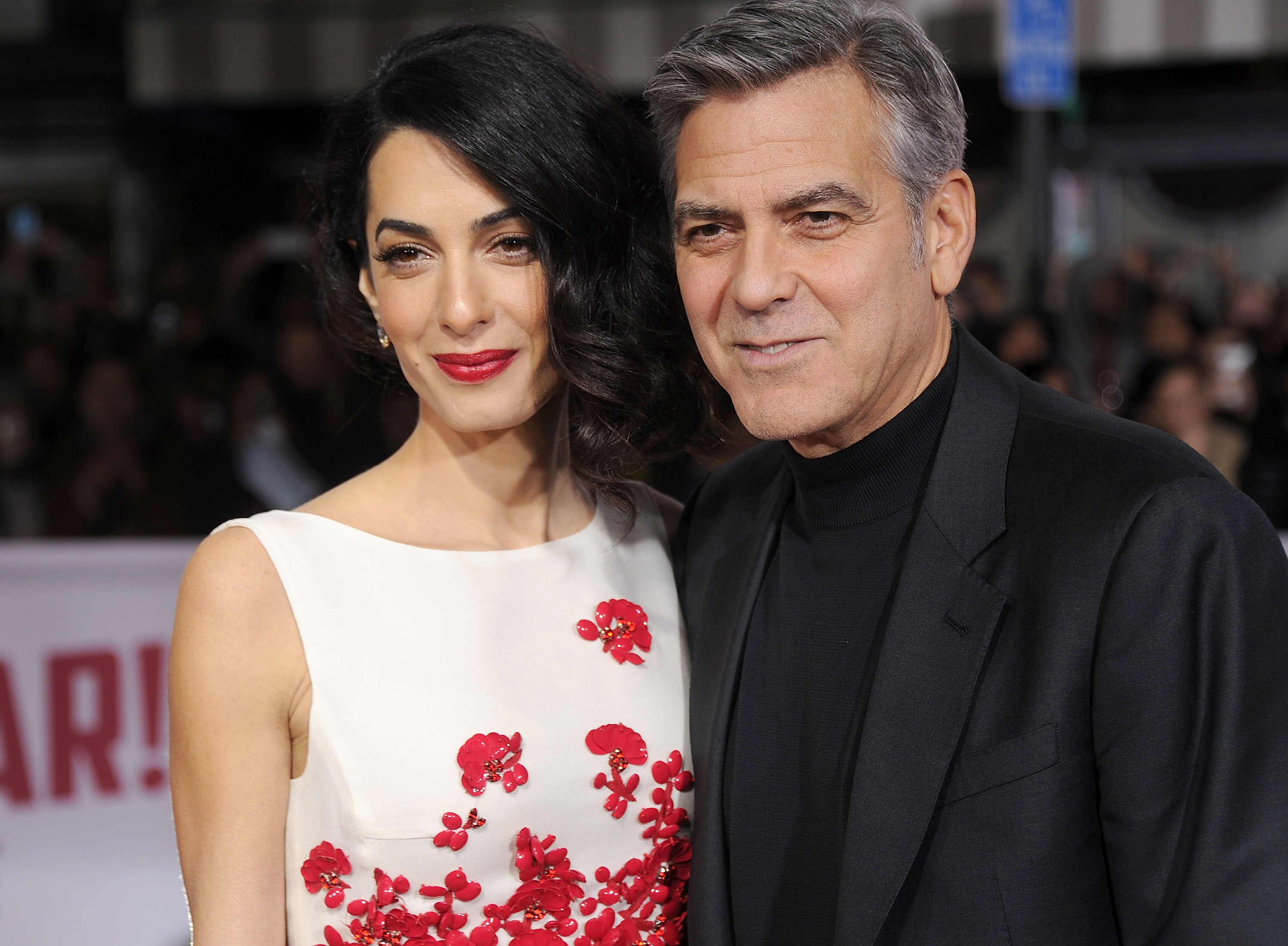 Amal Clooney makes rare comments about marriage to George , plus