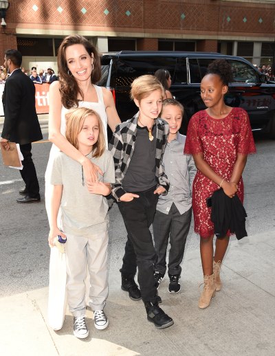 angelina jolie kids getty images