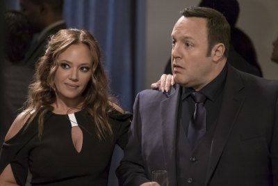 leah remini kevin james 'kevin can wait' getty images