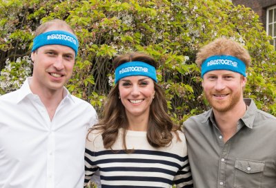 prince william, prince harry & kate — getty