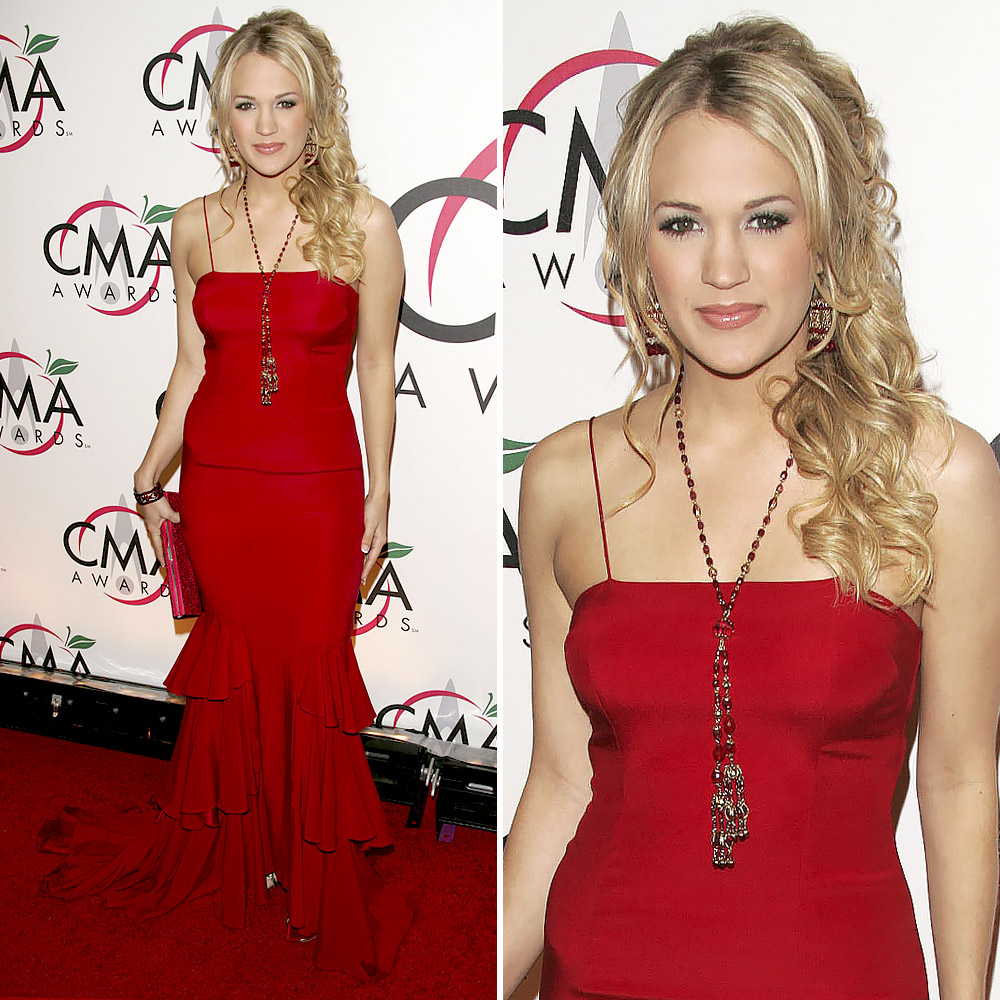 See Carrie Underwood's CMA Awards Red Carpet Style Evolution