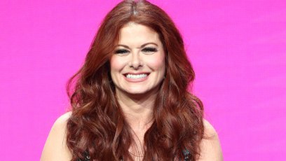 Debra Messing Shares a Relatable Photo of Herself With Natural Hair