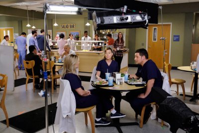 'grey's anatomy' filming getty images