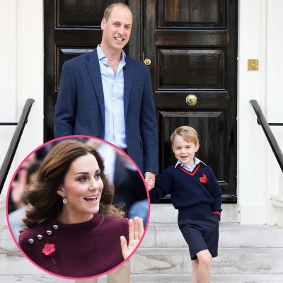 kate middleton prince george school getty images