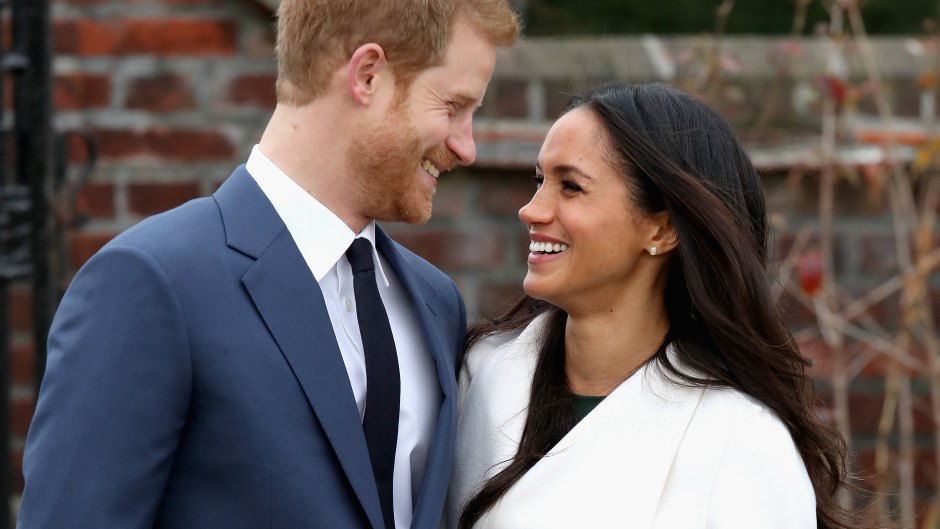 Prince harry meghan markle engagement party