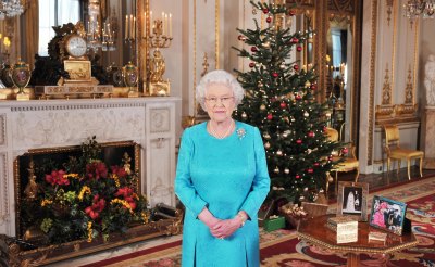 queen elizabeth christmas getty images