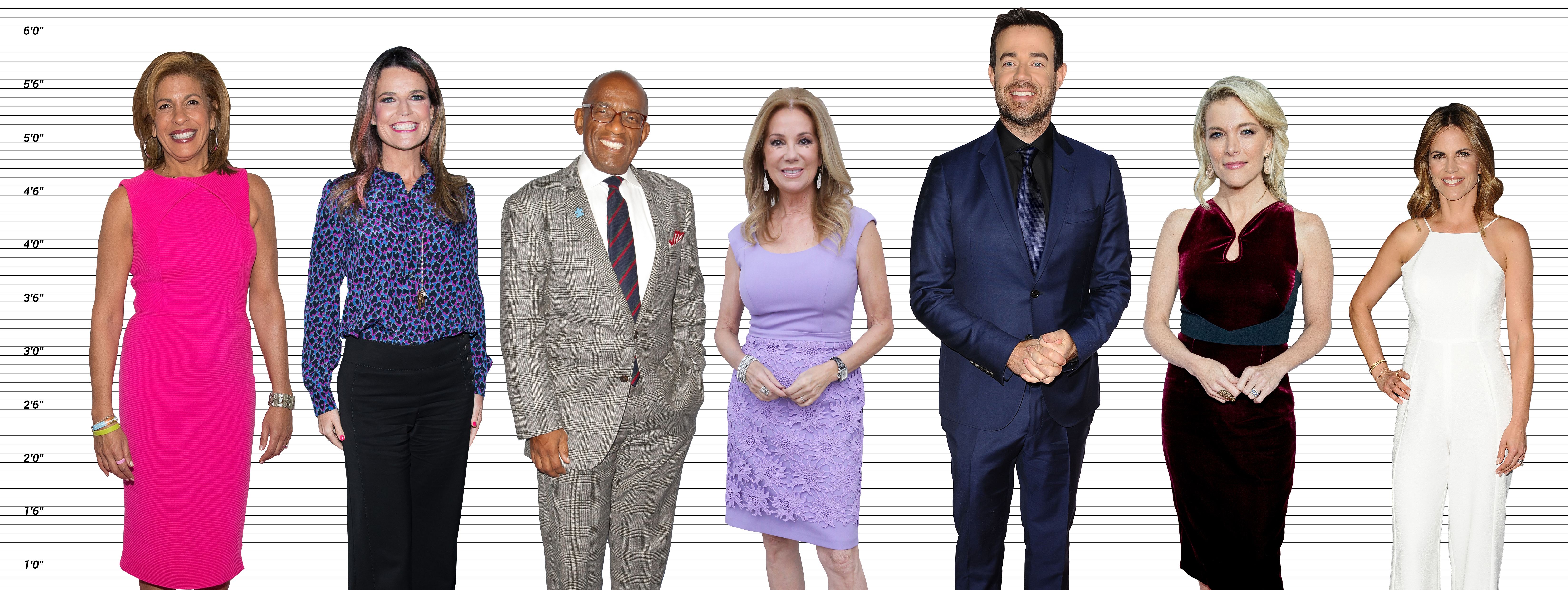 Hollywood Height Chart Female