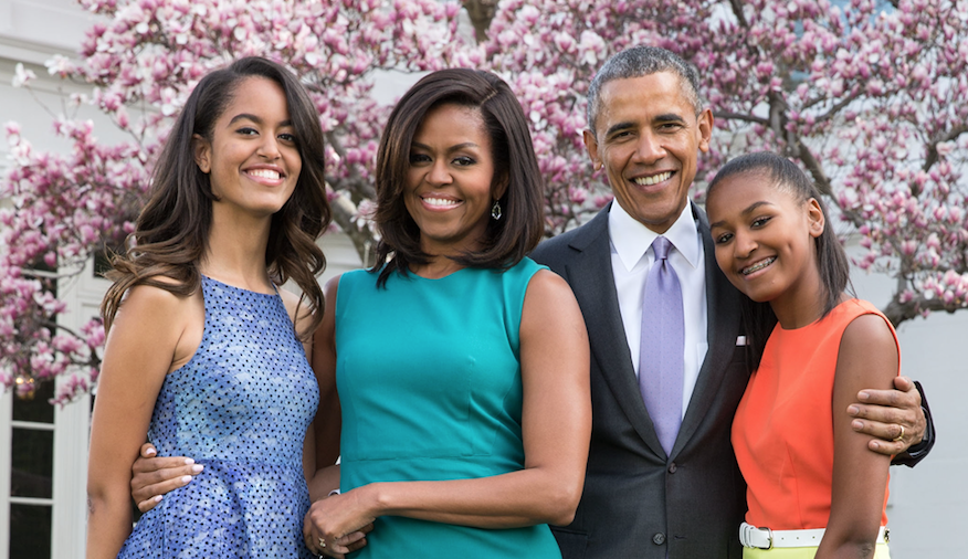 Obama family getty