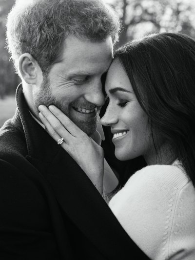 prince harry & meghan markle engagement photo getty images