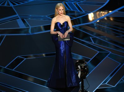 nicole kidman on stage at the 2018 oscars getty