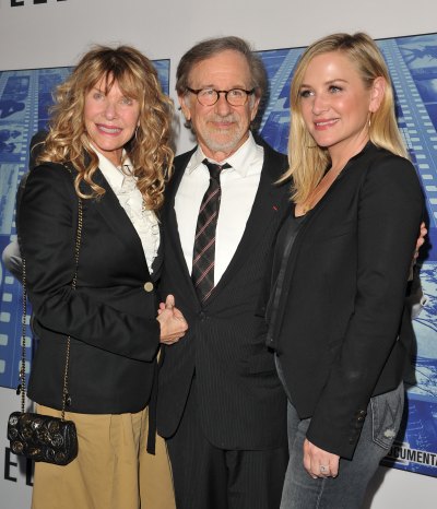 kate capshaw jessica capshaw steven spielberg getty images