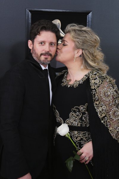 kelly clarkson and brandon getty images