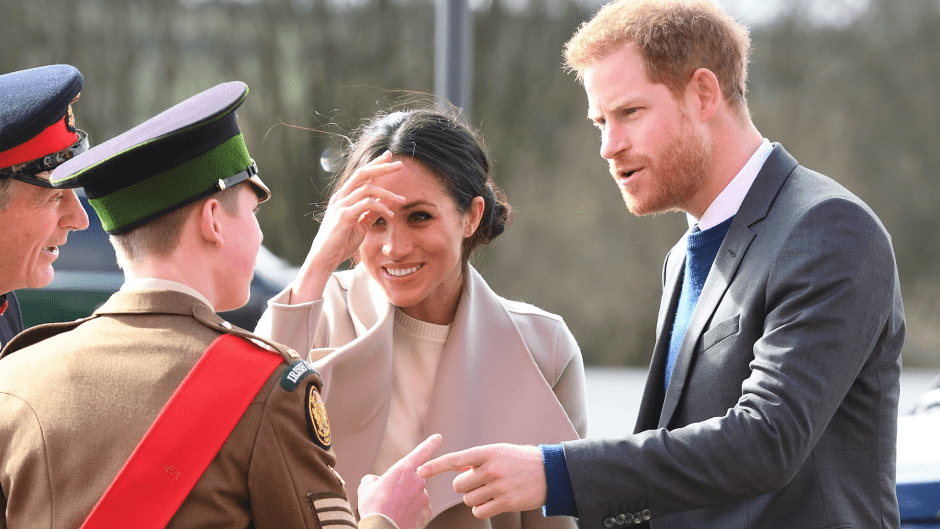 Meghan harry armed forces getty