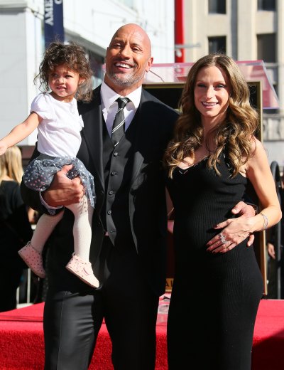 the rock family getty images