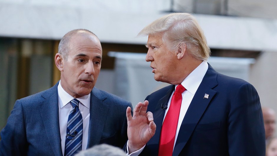 What did trump say about matt lauer