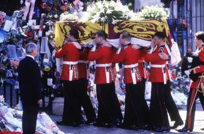 princess diana's funeral getty images