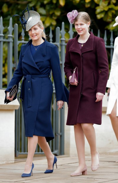  lady louise windsor and sophie on easter getty images