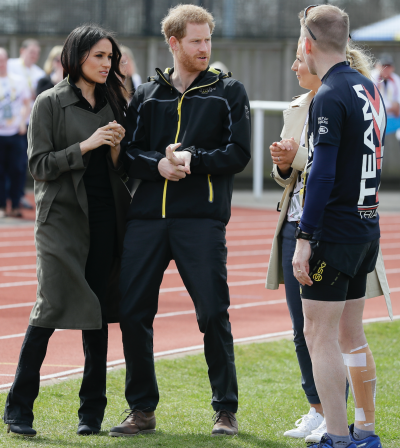prince harry meghan markle invictus games getty
