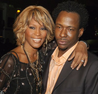 bobby brown whitney houston getty images