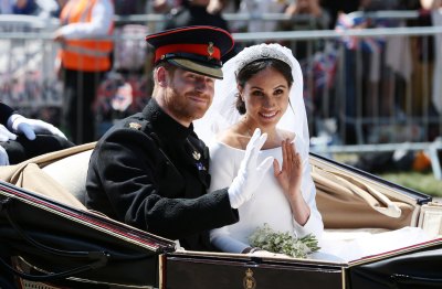 prince harry meghan markle carriage ride getty images