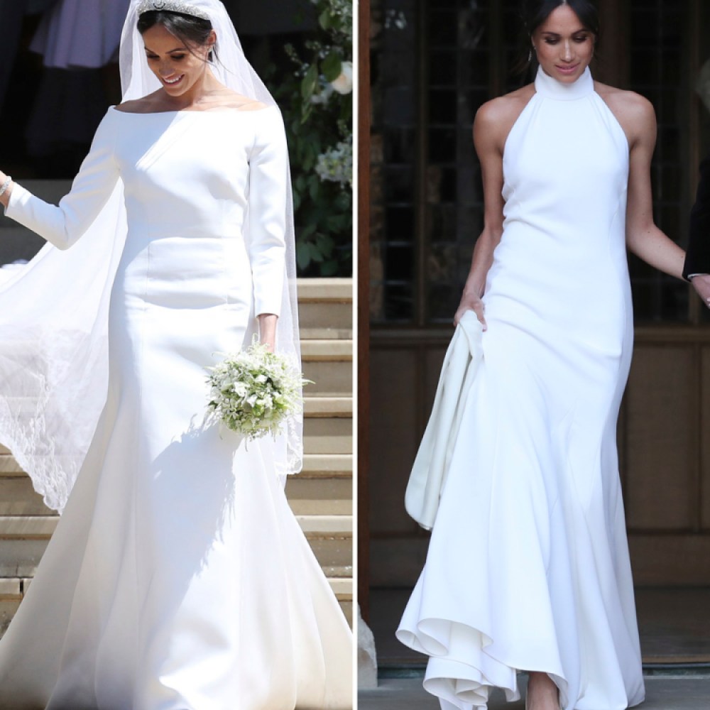 Meghan Markle's Second Wedding Dress Preferred by Royal Fans Over First ...