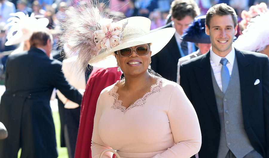 Why was oprah at the royal wedding