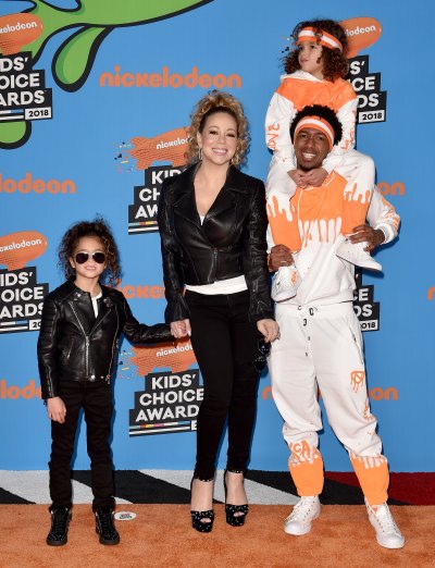 mariah carey, nick cannon family getty images