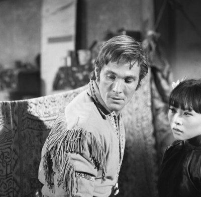 irene in 'laredo' in 1967 with william smith. (photo credit: getty images)