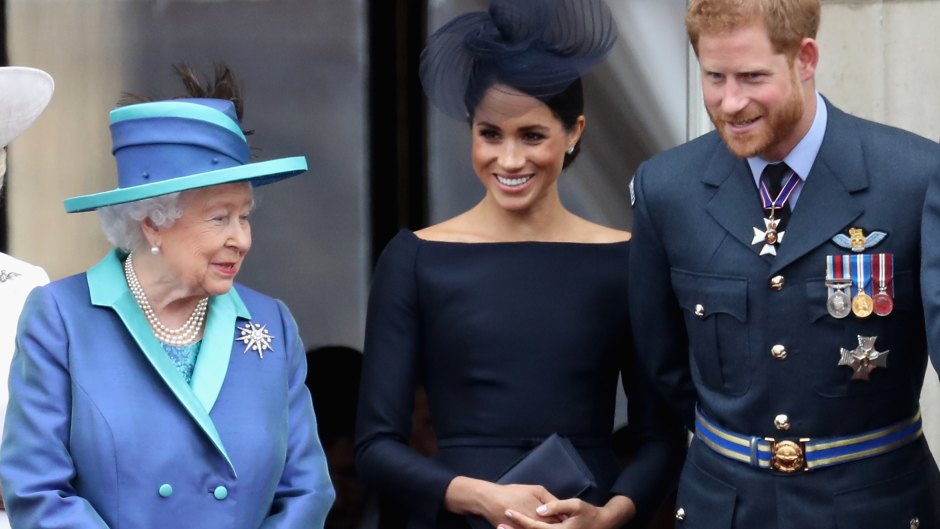 Queen elizabeth custody prince harry meghan markle kids